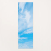 青空と雲のデザインフィットネステンプレート ヨガマット (正面)