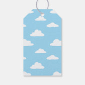 青空と雲のベイビーシャワー招待状 サンクスノート ギフトタグ (裏面)