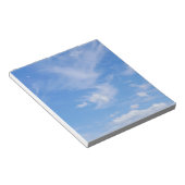 青空と雲の切れ端 ノートパッド (アングル)