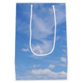 青空と雲の切れ端 ミディアムペーパーバッグ (裏面)