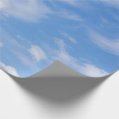 青空と雲の切れ端 ラッピングペーパー (角)