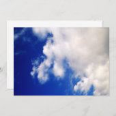 青空と雲の招待状 招待状 (正面/裏面)