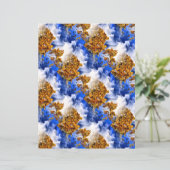 青空と雲抽象芸術アートパターンスクラップブック (スタンド正面)