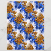 青空と雲抽象芸術アートパターンスクラップブック (正面)