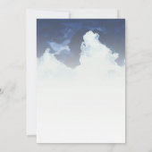 青空と雲結婚の 招待状 (裏面)