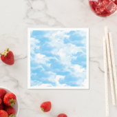 青空と雲 スタンダードカクテルナプキン (インサイチュ)