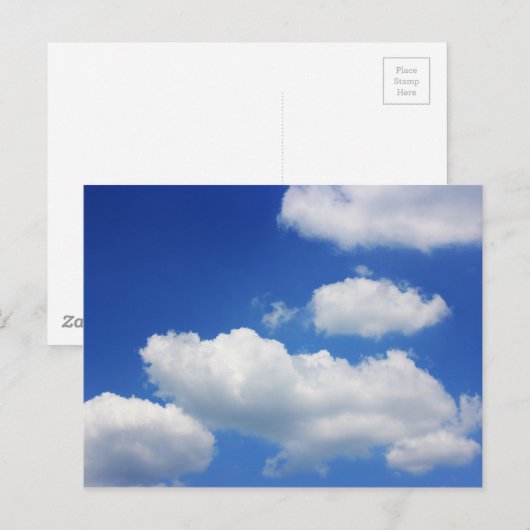 青空と雲 ポストカード (正面/裏面)