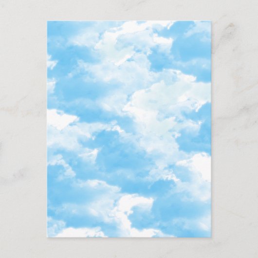 青空と雲 ポストカード (正面)