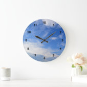 青空と雲 ラージ壁時計 (ホーム)