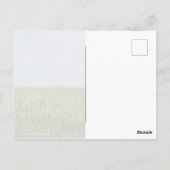 青空と青草 ポストカード (裏面)