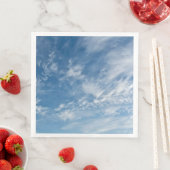 青空にちらばる白い雲 青模様 (インサイチュ)