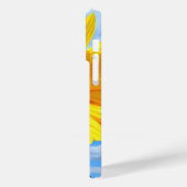 青空にヒマワリとミツバチiPhoneケースギフト Case-Mate iPhoneケース (裏面 / 左)