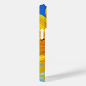 青空にヒマワリとミツバチiPhoneケースギフト Case-Mate iPhoneケース (裏面 / 右)