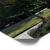 青空にヤシの木 ポスター (角)