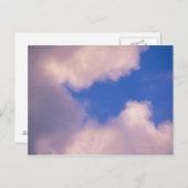 青空に向かって薄雲 ポストカード (正面/裏面)