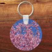 青空に咲く桜の花 キーホルダー (正面)