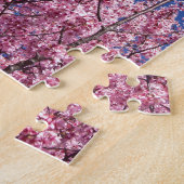 青空に咲く桜の花 ジグソーパズル (側面)