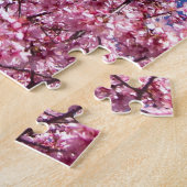 青空に咲く桜の花 ジグソーパズル (側面)