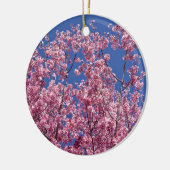青空に咲く桜の花 セラミックオーナメント (左)