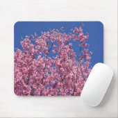 青空に咲く桜の花 マウスパッド (マウス)