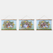 青空に咲く野草 吊り下げ型タペストリー (トリプル)