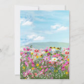 青空に咲く野草 招待状 (裏面)