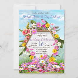 青空に咲く野草 招待状