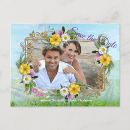 青空に咲く野草 案内ポストカード