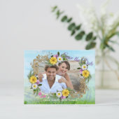 青空に咲く野草 案内ポストカード (スタンド正面)