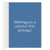 青空に咲く10誕生日おめでたい風船 (内側 (右))