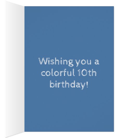 青空に咲く10誕生日おめでたい風船 (内側 (右))