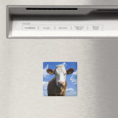 青空に対するバイエルン牛 マグネット (インサイチュ (食洗機))