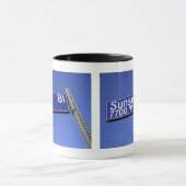 青空に対する日没通りの印 マグカップ (中央)