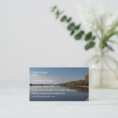 青空に対する湖 名刺 (スタンド正面)