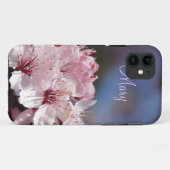 青空に映える春の桜のピンクの花 Case-Mate iPhoneケース (裏面(横))