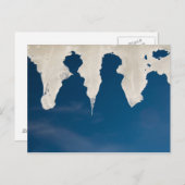 青空に氷柱が立つ ポストカード (正面/裏面)