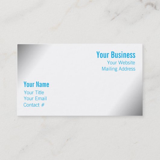 青空に浮かび上がる雲 名刺 (裏面)