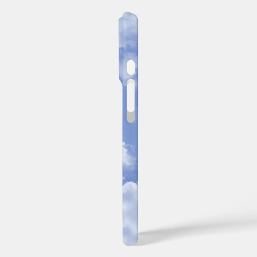 青空に浮かぶ可愛らしいハート型の雲と明るく幸せ Case-Mate iPhoneケース (裏面 / 左)