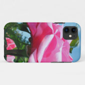 青空に華やかなピンクのバラ。花の写真 Case-Mate iPhoneケース (裏面(横))