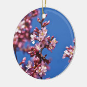 青空に触れる桜の花 セラミックオーナメント (左)