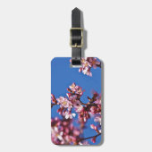 青空に触れる桜の花 ラゲッジタグ (正面縦)