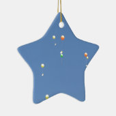 青空に風船を望む セラミックオーナメント (右)