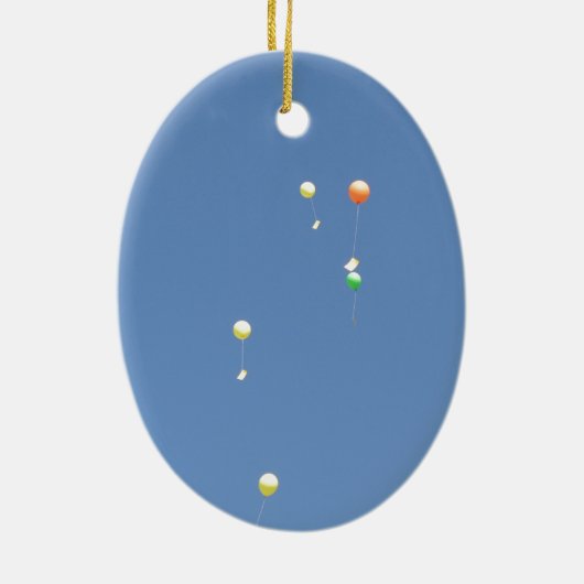 青空に風船を望む セラミックオーナメント (裏面)