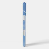 青空に飛行機雲で描かれたスコットランドのサルトリーフラッグ Case-Mate iPhoneケース (裏面 / 右)