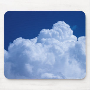 青空のふくらんでいる雲 マウスパッド
