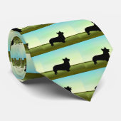 青空のウェルシュコーギー ネクタイ (ロール)