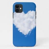 青空のハート型の雲 Case-Mate iPhoneケース (裏面)