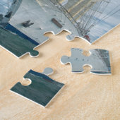 青空のパズルの下の航海 ジグソーパズル (側面)