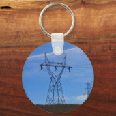 青空のパワーライン キーホルダー (正面)
