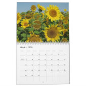 青空のヒマワリカラフル夏の花 カレンダー (3月 2026)